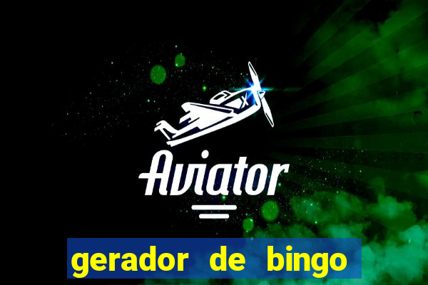 gerador de bingo de palavras